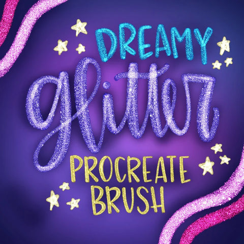 Dreamy Glitter Procreate Brush