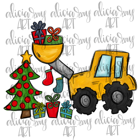 Christmas Tractor