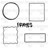 Hand Drawn Halloween Doodles Procreate Stamp Brush Set