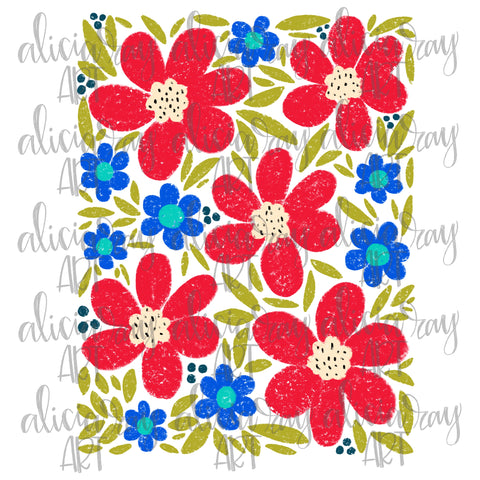 Patriotic Florals