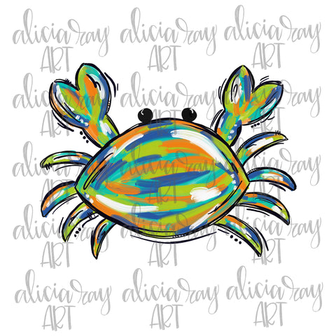 Boy Painted Crab
