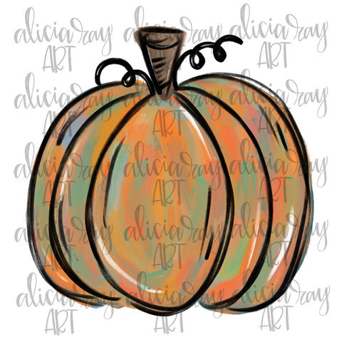 Painted Pumpkin - Boy Colors