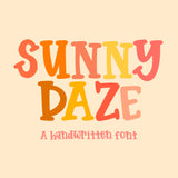 Sunny Daze Serif Font