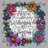 Be The Reason Floral Wreath