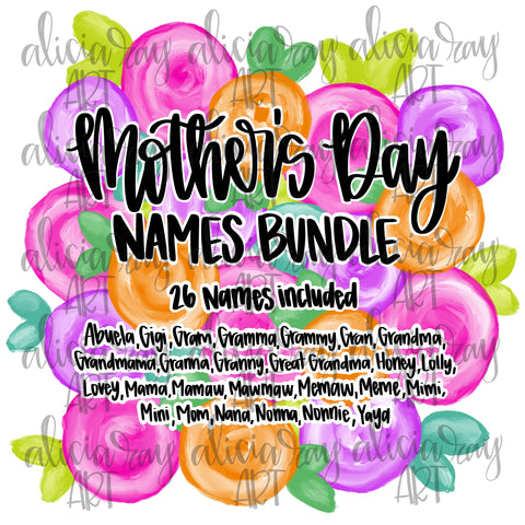 Mother's Day Names Bundle