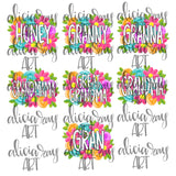 Mother's Day Names Bundle White