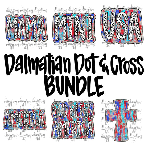 Dalmatian + Cross Patriotic Bundle