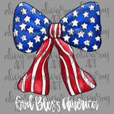 Coquette Bow God Bless America (bottom)