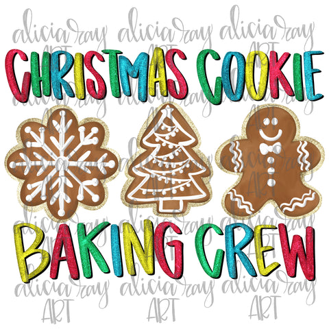 Christmas Cookie Baking Crew
