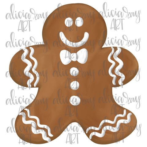 Boy Gingerbread Cookie