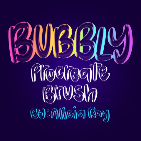 Bubbly Procreate Brush