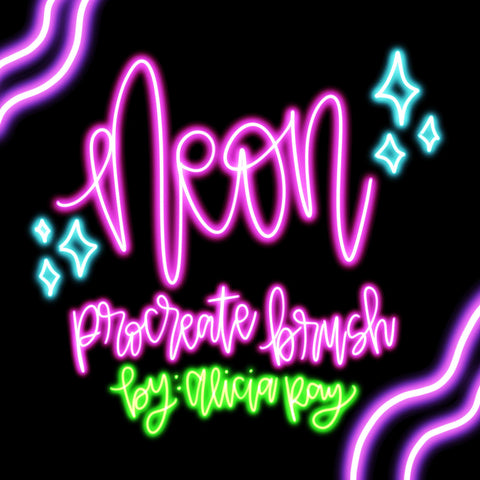 Neon Procreate Brush