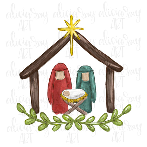 Christmas Manger Scene