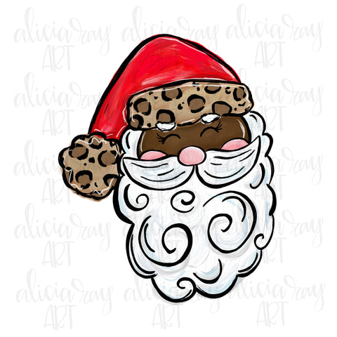 Dark Skin Tone Santa Claus