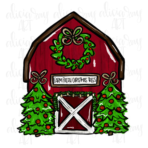 Farm Fresh Christmas Trees Barn