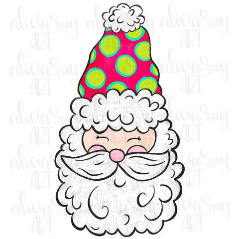 Light Skin Whimsical Santa Claus