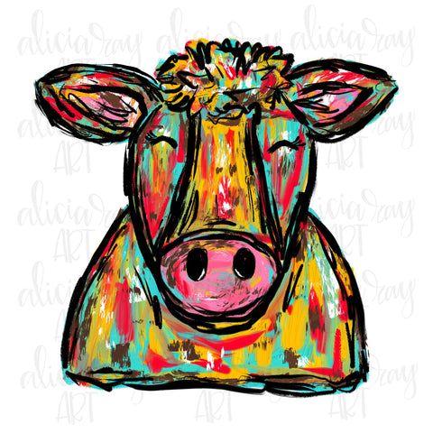 Colorful Cow