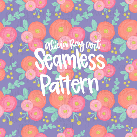 Spring Floral Seamless Pattern