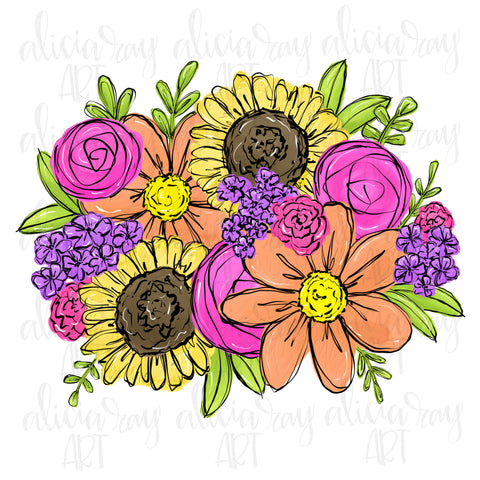 Sunflower Floral Bundle