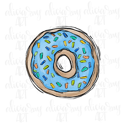 Blue Donut