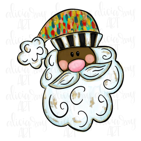 Dark Skin Santa Claus