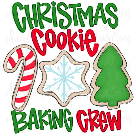 Christmas Cookie Baking Crew