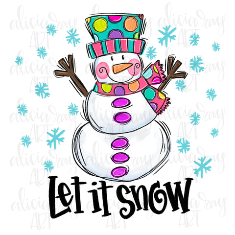 Let It Snow Snowman