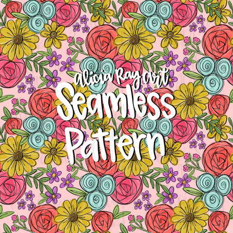 Floral Seamless Pattern