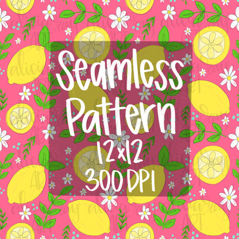 Lemon Seamless Pattern