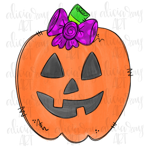 Girl Jack-o-lantern