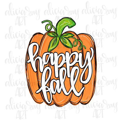 Happy Fall Pumpkin