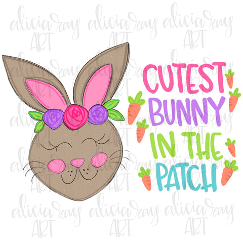 Cutest Bunny In The Patch Girl