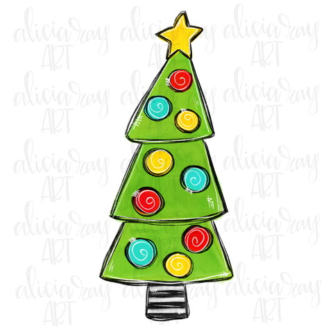 Whimsical Christmas Tree