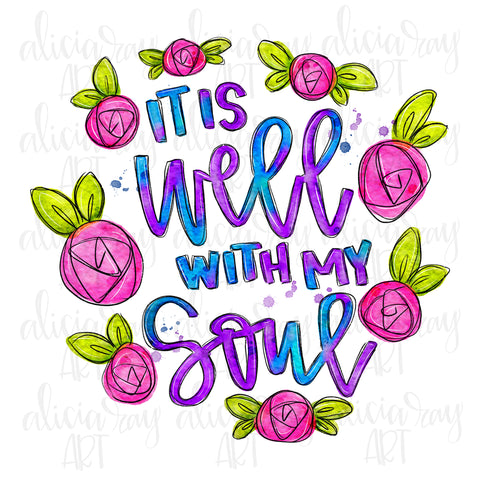 It Is Well With My Soul Watercolor