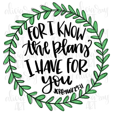 Jeremiah 29:11 Wreath