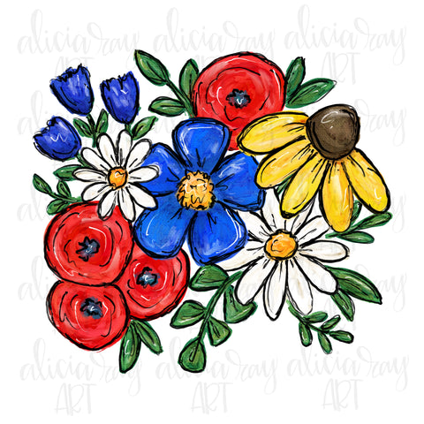 Patriotic Floral Bundle