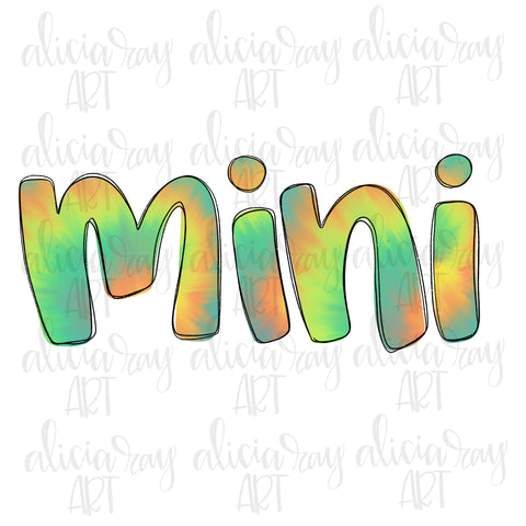 Boy Mini Tie Dye
