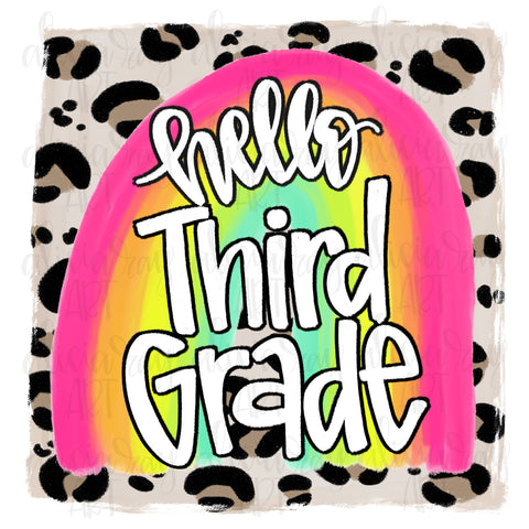 Rainbow Leopard Hello Third Grade