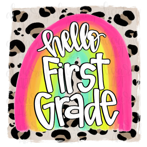 Rainbow Leopard Hello First Grade