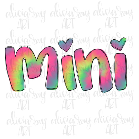 Girl Mini Tie Dye