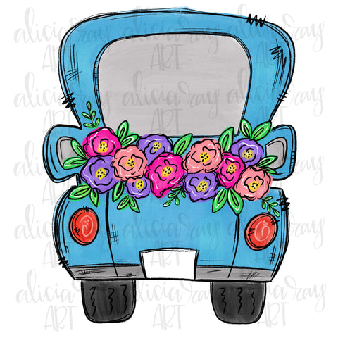 Truck With Flowers