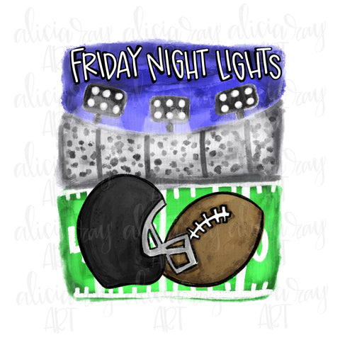 Friday Night Lights Black Helmet