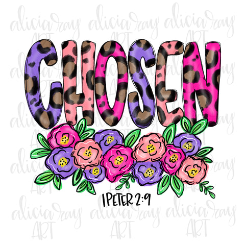 Leopard Chosen With Florals