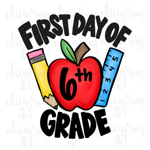 First Day Of Sixth Grade