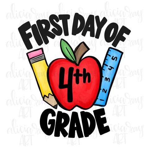 First Day Of Fourth Grade