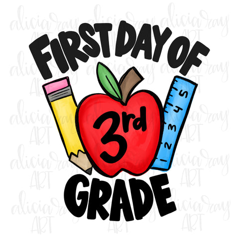 First Day Of Third Grade