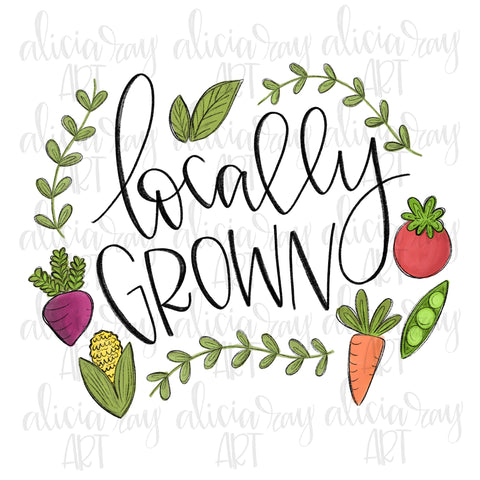 Locally Grown Vegetables