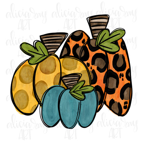 Pumpkin Trio