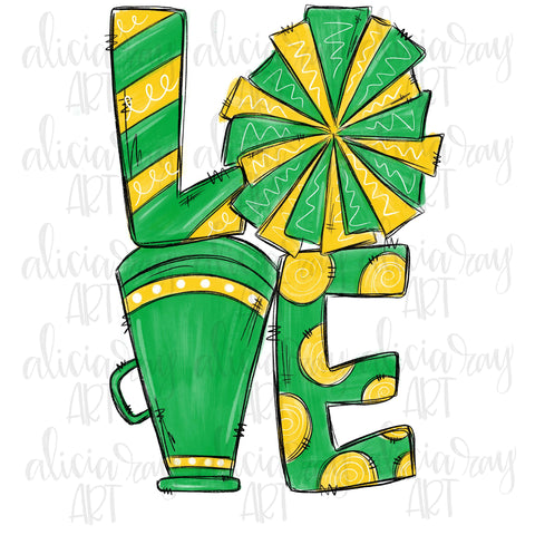 Cheer Green Yellow Gold