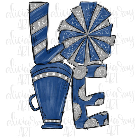 Cheer Navy Gray